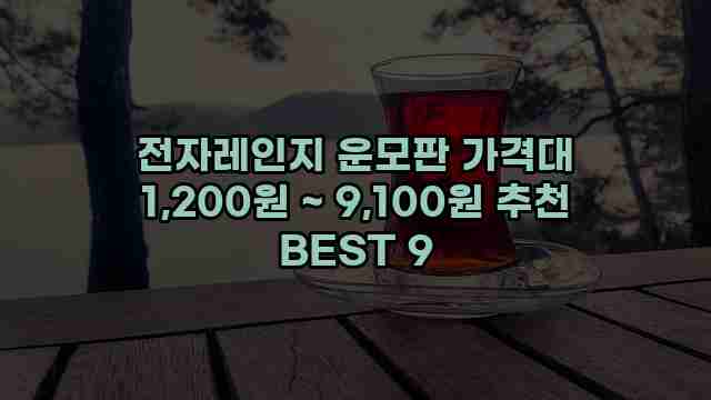 전자레인지 운모판 가격대 1,200원 ~ 9,100원 추천 BEST 9