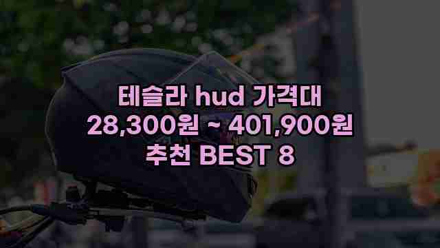 테슬라 hud 가격대 28,300원 ~ 401,900원 추천 BEST 8