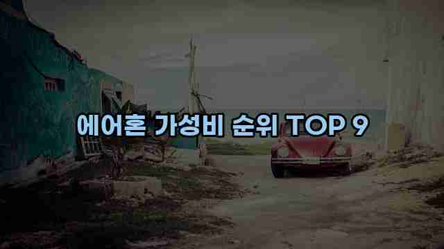 에어혼 가성비 순위 TOP 9