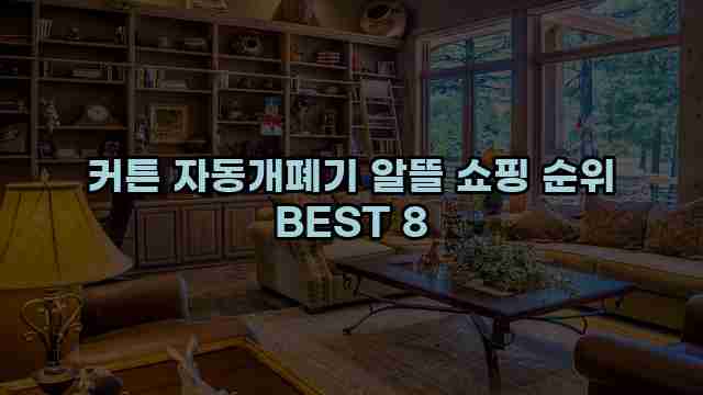 커튼 자동개폐기 알뜰 쇼핑 순위 BEST 8