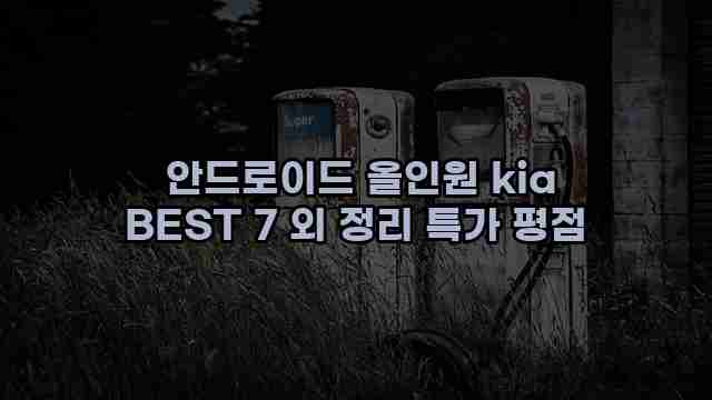  안드로이드 올인원 kia BEST 7 외 정리 특가 평점