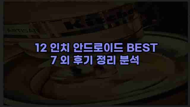  12 인치 안드로이드 BEST 7 외 후기 정리 분석