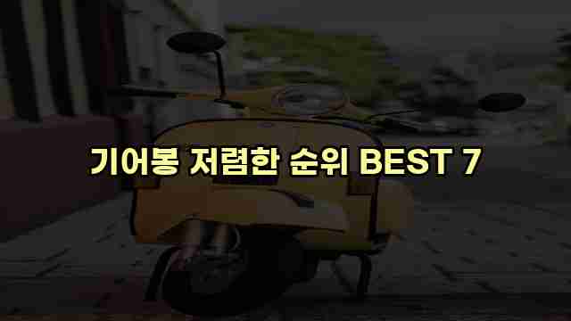 기어봉 저렴한 순위 BEST 7