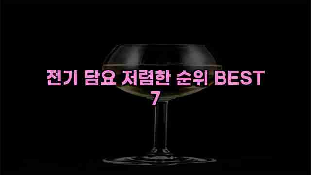 전기 담요 저렴한 순위 BEST 7