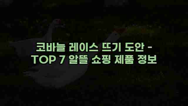 코바늘 레이스 뜨기 도안 - TOP 7 알뜰 쇼핑 제품 정보