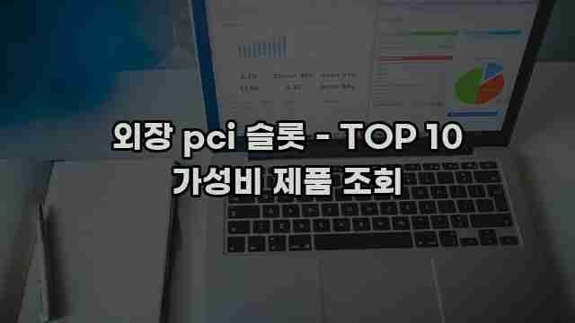 외장 pci 슬롯 - TOP 10 가성비 제품 조회