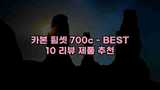 카본 휠셋 700c - BEST 10 리뷰 제품 추천