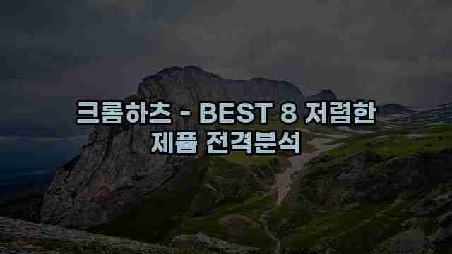 크롬하츠 - BEST 8 저렴한 제품 전격분석