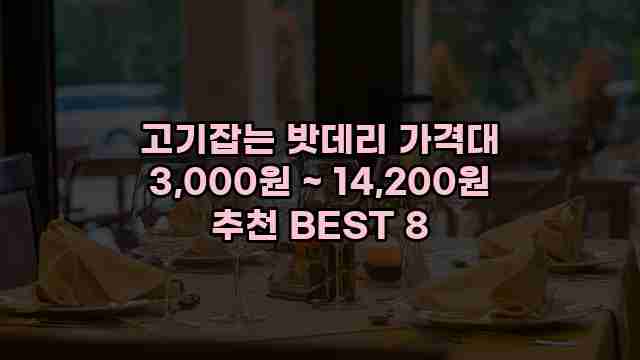 고기잡는 밧데리 가격대 3,000원 ~ 14,200원 추천 BEST 8