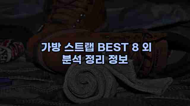  가방 스트랩 BEST 8 외 분석 정리 정보