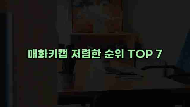 매화키캡 저렴한 순위 TOP 7