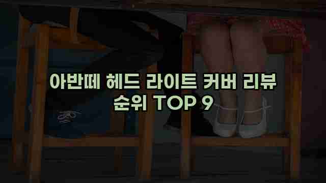 아반떼 헤드 라이트 커버 리뷰 순위 TOP 9