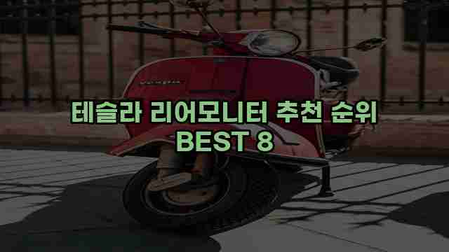 테슬라 리어모니터 추천 순위 BEST 8