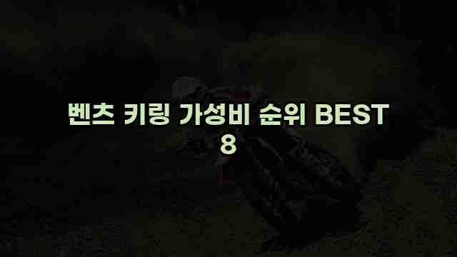 벤츠 키링 가성비 순위 BEST 8