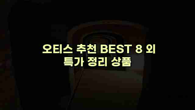  오티스 추천 BEST 8 외 특가 정리 상품