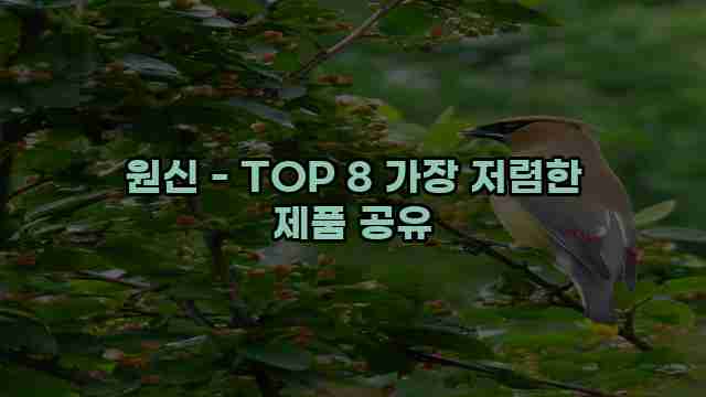 원신 - TOP 8 가장 저렴한 제품 공유