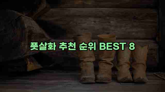 풋살화 추천 순위 BEST 8