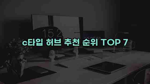 c타입 허브 추천 순위 TOP 7