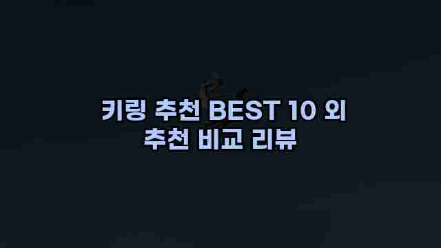  키링 추천 BEST 10 외 추천 비교 리뷰