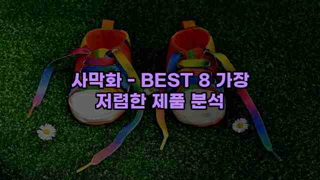 사막화 - BEST 8 가장 저렴한 제품 분석