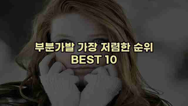 부분가발 가장 저렴한 순위 BEST 10