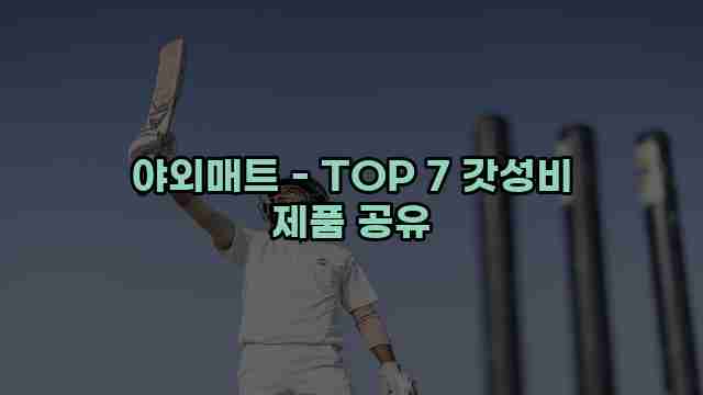 야외매트 - TOP 7 갓성비 제품 공유