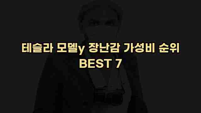 테슬라 모델y 장난감 가성비 순위 BEST 7