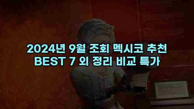 2024년 9월 조회 멕시코 추천 BEST 7 외 정리 비교 특가