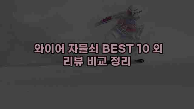  와이어 자물쇠 BEST 10 외 리뷰 비교 정리