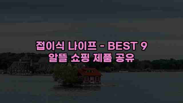 접이식 나이프 - BEST 9 알뜰 쇼핑 제품 공유