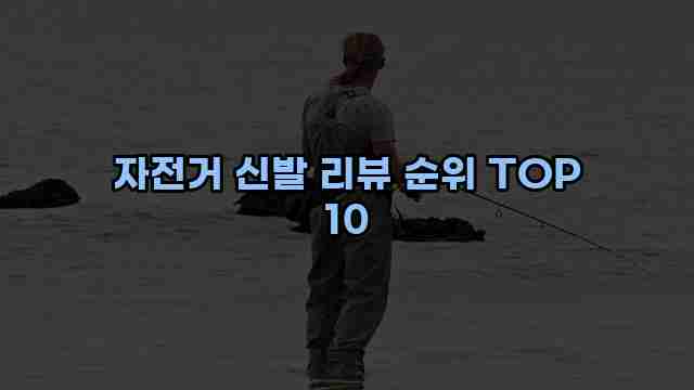 자전거 신발 리뷰 순위 TOP 10