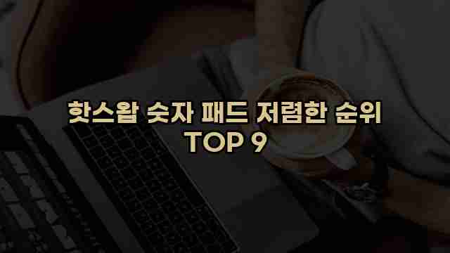 핫스왑 숫자 패드 저렴한 순위 TOP 9