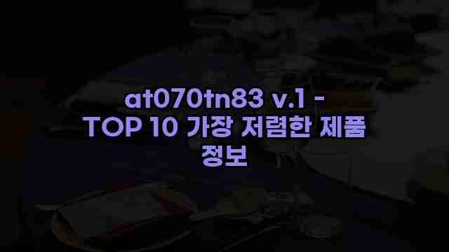 at070tn83 v.1 - TOP 10 가장 저렴한 제품 정보