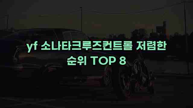 yf 소나타크루즈컨트롤 저렴한 순위 TOP 8