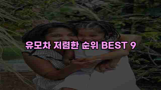 유모차 저렴한 순위 BEST 9