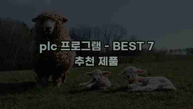 plc 프로그램 - BEST 7 추천 제품 