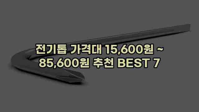 전기톱 가격대 15,600원 ~ 85,600원 추천 BEST 7