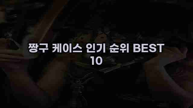 짱구 케이스 인기 순위 BEST 10