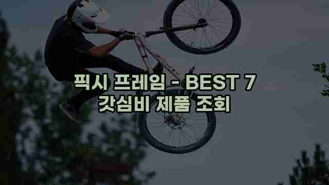 픽시 프레임 - BEST 7 갓심비 제품 조회