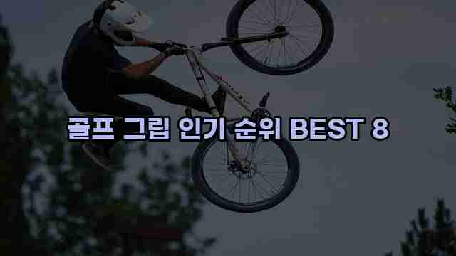 골프 그립 인기 순위 BEST 8