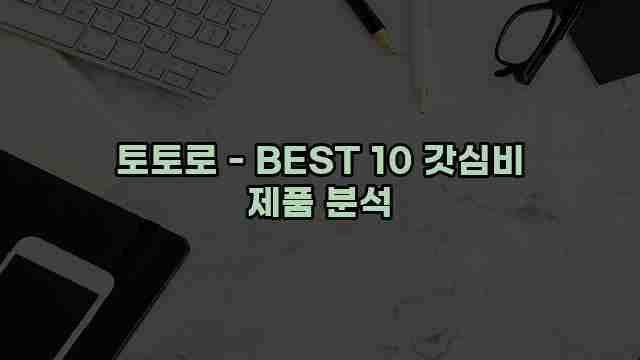 토토로 - BEST 10 갓심비 제품 분석