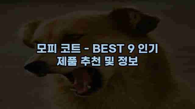 모피 코트 - BEST 9 인기 제품 추천 및 정보