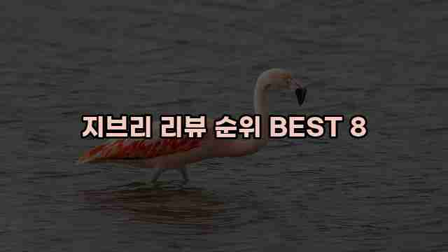 지브리 리뷰 순위 BEST 8