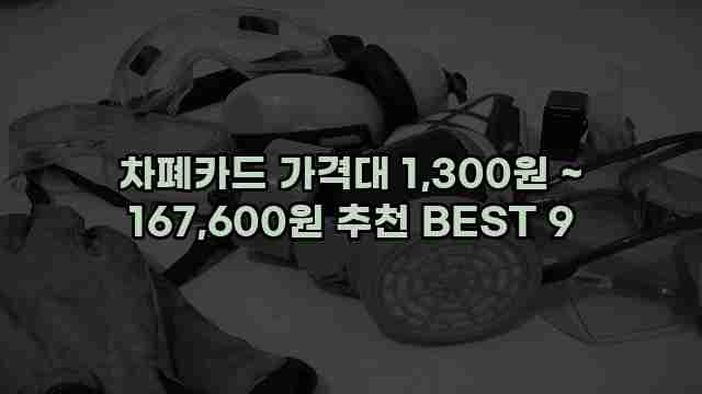 차폐카드 가격대 1,300원 ~ 167,600원 추천 BEST 9