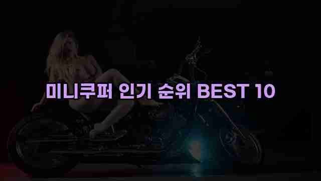 미니쿠퍼 인기 순위 BEST 10