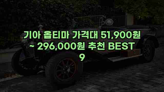 기아 옵티마 가격대 51,900원 ~ 296,000원 추천 BEST 9