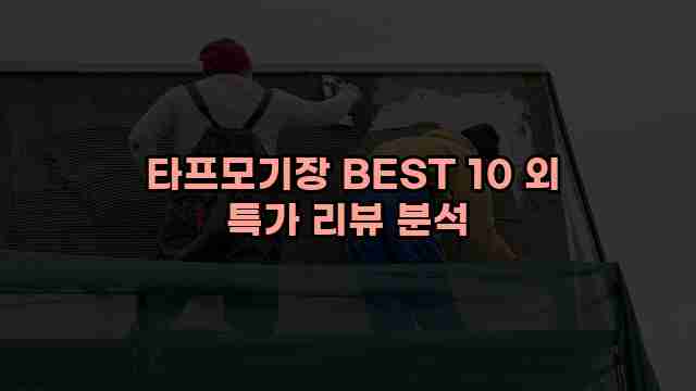  타프모기장 BEST 10 외 특가 리뷰 분석