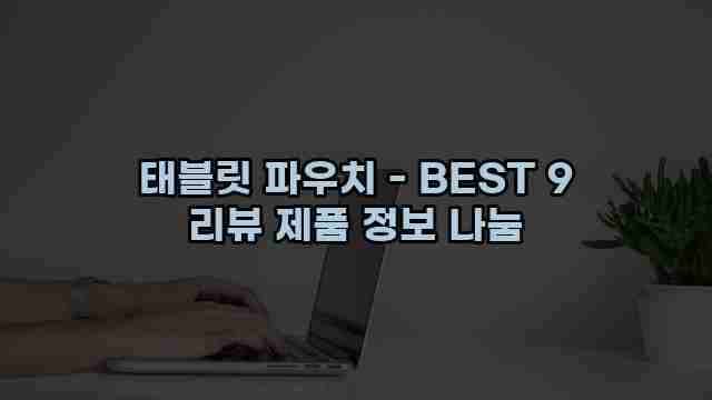 태블릿 파우치 - BEST 9 리뷰 제품 정보 나눔