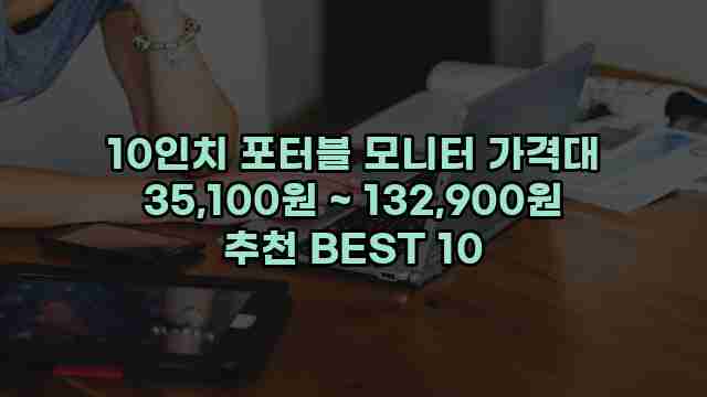 10인치 포터블 모니터 가격대 35,100원 ~ 132,900원 추천 BEST 10