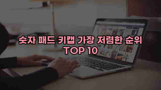 숫자 패드 키캡 가장 저렴한 순위 TOP 10